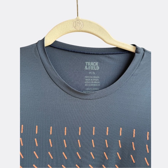 Track & Field Thermodry® Men’s T-Shirt – Size S – Navy Blue – Made in Brazil - Picture 2 of 5